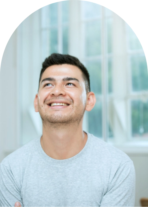 Man getting LGBTQIA inpatient mental health with We Conquer in California.