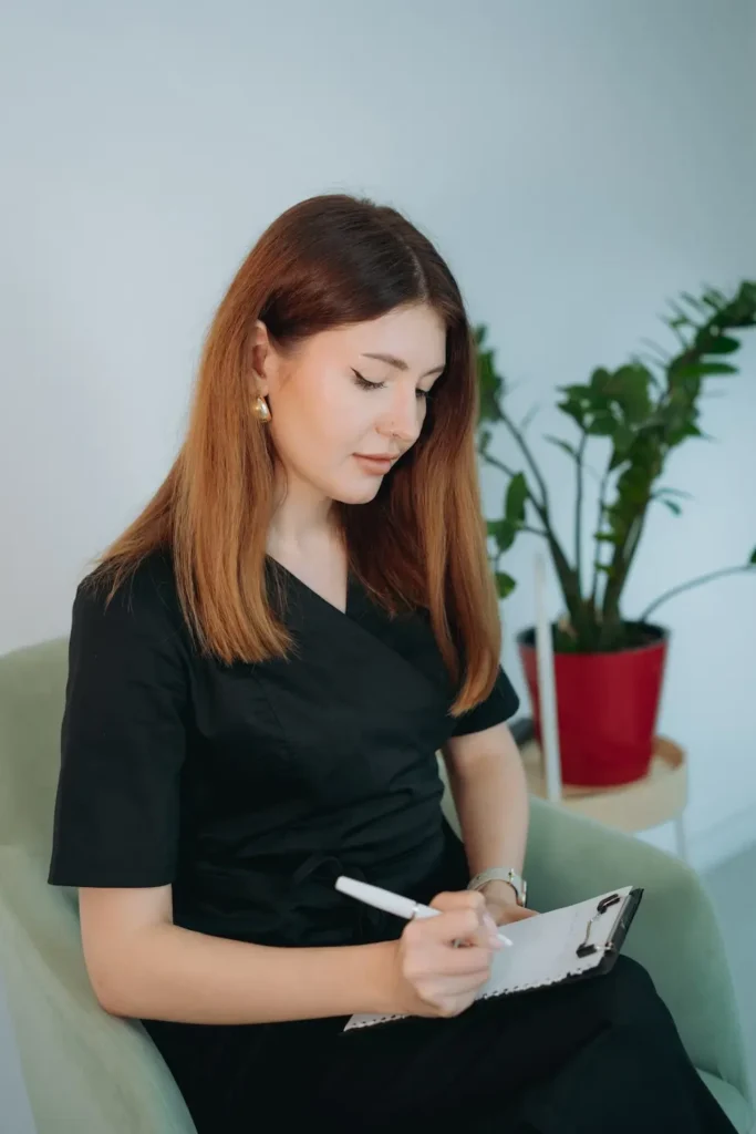 Therapist conducting autism inpatient treatment in yorba linda california.