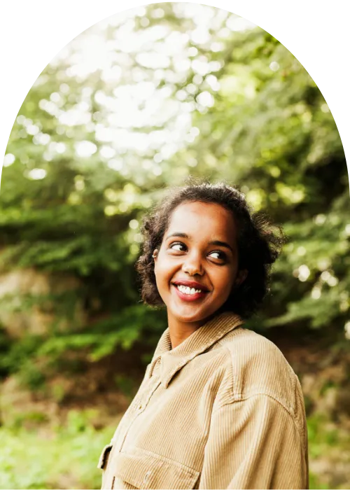 Woman healing her mental health with na nutrition dietitian