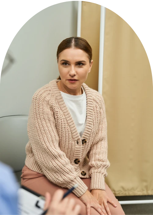 Woman in addiction and co occuring mental health disorder inpatient in orange county.